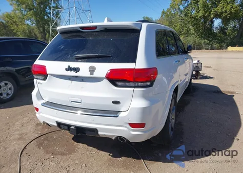 2015 Jeep Grand Cherokee Overland z USA, uszkodzony, nr VIN 1C4RJFCG1FC941352